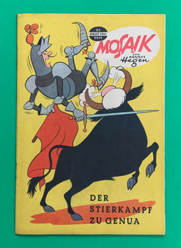 Original Mosaik Digedags Nr. 93 Der Stierkampf zu Genua August 1964 Runkel-Serie