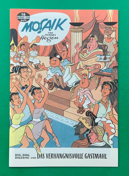 Mosaik Digedags originales Reprintheft Nr. 16 ohne Ösen aus Jubiläumskassette 2 - neuwertiger Zustand