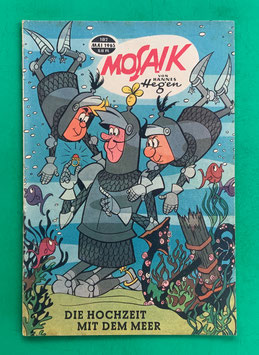 Original Mosaik der Digedags Nr. 102 Die Hochzeit mit dem Meer Mai 1965 Runkel-Serie exzellenter Zustand mit Abostempel