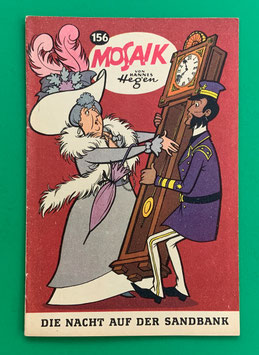Original Mosaik der Digedags Nr. 156 Die Nacht auf der Sandbank November 1969 Amerika-Serie