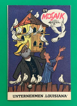 Original Mosaik der Digedags Nr. 179 Unternehmen „Louisiana“ Oktober 1971 Amerika-Serie