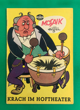 Original Mosaik der Digedags Nr. 79 Krach im Hoftheater Juni 1963 Erfinder-Serie