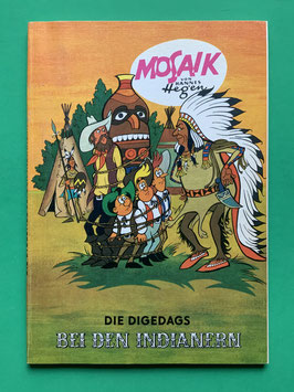 Mosaikbuch Digedags Amerika-Serie Band 3 Die Digedags bei den Indianern Nr. 164-169 3. Aufl. 1982 - 1. Auflage Paperback