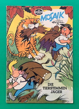 Original Mosaik der Digedags Nr. 66 Die Tierstimmenjäger Mai 1962 Weltraum-Serie