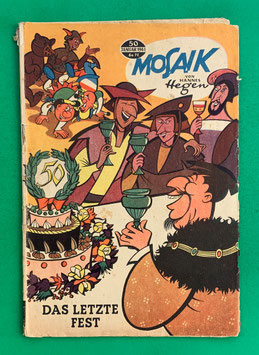 Original Mosaik der Digedags Nr. 50 Das letzte Fest Januar 1961 Erfinder-Serie