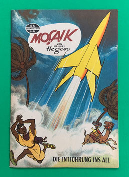 Original Mosaik Digedags Nr. 25 Die Entführung ins All Dezember 1958 Weltraum-Serie
