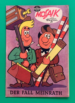 Original Mosaik Digedags Nr. 83 Der Fall Meinrath Oktober 1963 Erfinder-Serie