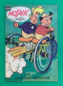 Original Mosaik der Digedags Nr. 84 Die findigen Reporter November 1963 Erfinder-Serie