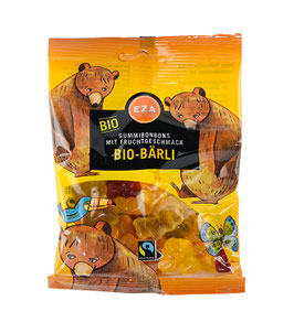 EZA Fairtrade Fruchtgummis Bio Bärli 100 g kbA