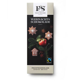 Frucht & Sinne Weihnachtsschokolade Dunkle Apfel Lebkuchen 50 g