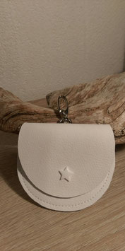 Mini Money Pocket - Walk Purse "White Leather Imitation"