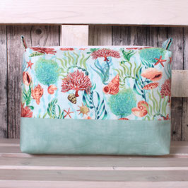 Waschtasche "unter dem Meer"