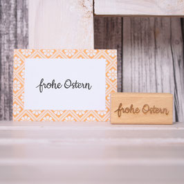 Stempel "frohe Ostern"