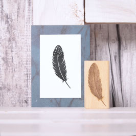 Stempel Feder 2,5x5cm