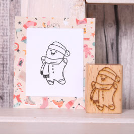 Stempel Lebkuchenmann 3x4cm