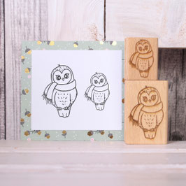 Stempel Schneeeule