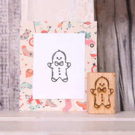 Stempel Lebkuchenmann 2x3cm