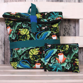 Kinderrucksack Dschungelmotiv