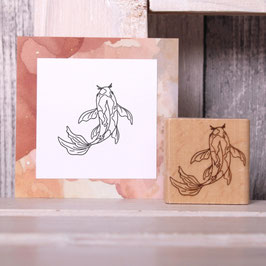 Stempel Koi 4x4cm