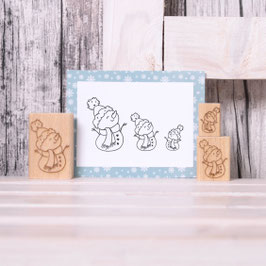 Stempel "Schneemann"