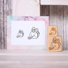 Stempel Geburtstagsbiene Karl