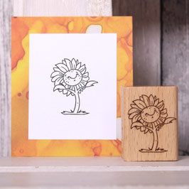 Stempel Sonnenblume 3x4cm