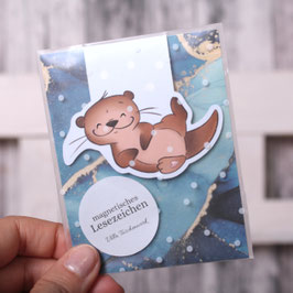 magnetisches Lesezeichen Otter