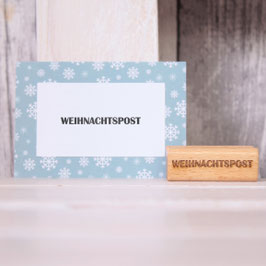 Stempel "Weihnachtspost"