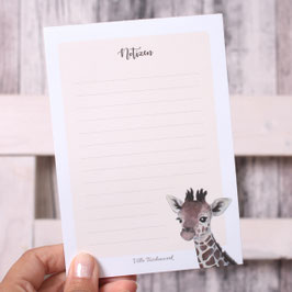 Notizblock Giraffe A6