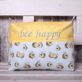 Waschtasche Bienen "bee happy"