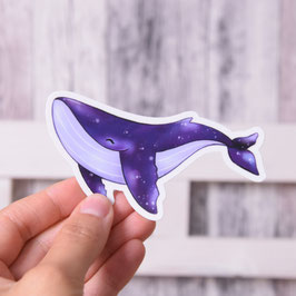 Vinylsticker Weltraum-Wal