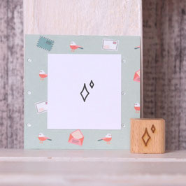 Ministempel Funkeln 1,5x1,5cm