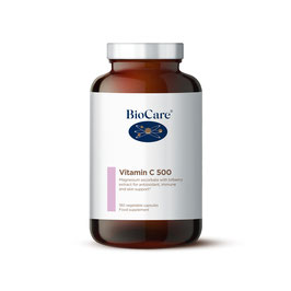 BioCare Vitamin C 500mg, 60 oder 180 Kapseln