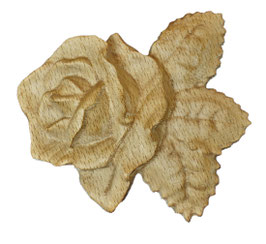 Rosette "Rosa" Zierteile Dekor Basteln