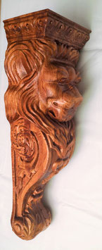 Tischbeine Baluster Kapitell "Löwe"