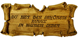 Schild Banner - mit individueller Beschriftung