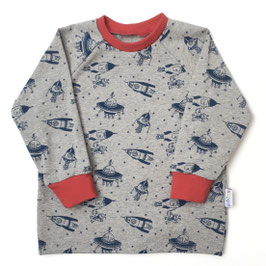 Jerseyshirt Weltall rot