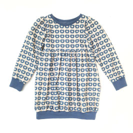 Jerseykleid blauer Apfel