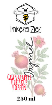 Oxymel - Granatapfel, Hibiskus, Hopfen