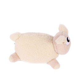 Nounours peluche "MOUTON" en laine naturelle de mouton