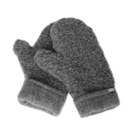 Moufles en laine naturelle de mouton grises