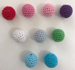 Palline crochet interno in legno