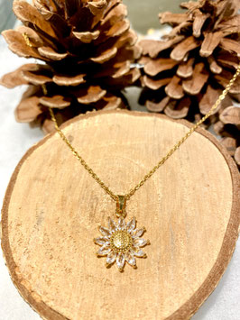 Collana fiore di cristallo