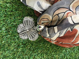 Foulard con ciondolo farfalla (acquistabili anche singolarmente)