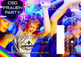 Eintritt CSD Frauen Party
