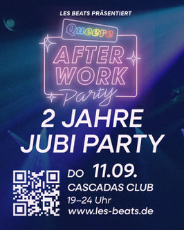 Eintritt Do 11.09.25 2 Jahre Jubiläums Party der "queeren After Work Party"