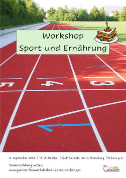 Workshop: Sport und Ernährung
