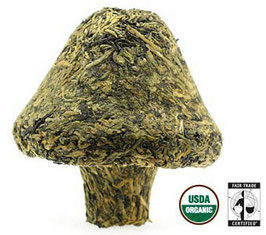 Tibetan Golden Mushroom, Organic Fair Trade Pu-erh Tea