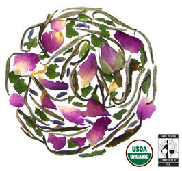 White Tea Rose Mélange, Organic Fair Trade White Tea