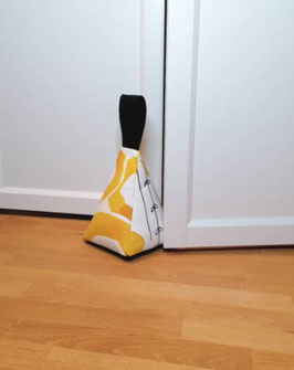 Türstopper Schwarz Gelb Weiß 1,8 kg - 1,9 kg